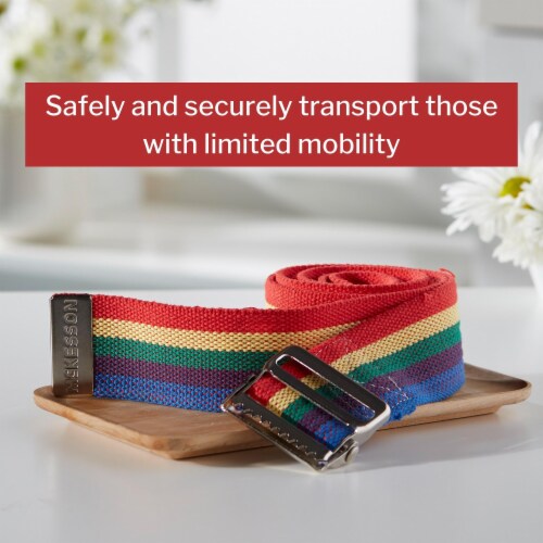 Gait Belt McKesson 60 Inch Length Rainbow Design