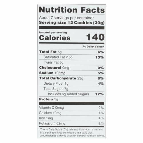 Kinnikinnick Animal Cookies - Case of 6 - 8 oz. Perspective: back