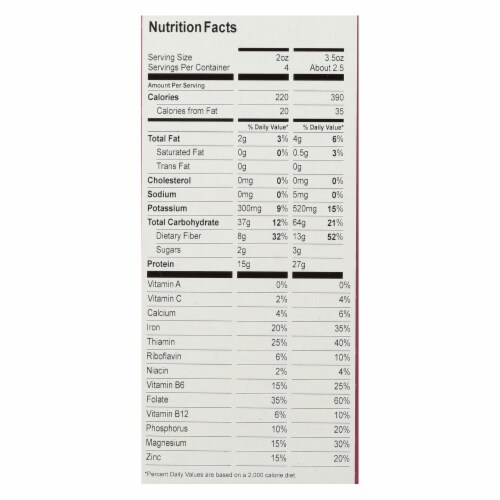 Chickapea® Organic Penne Pasta Perspective: back