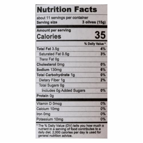 Divina - Olives Castelvetrano - Case of 6 - 6 OZ Perspective: back