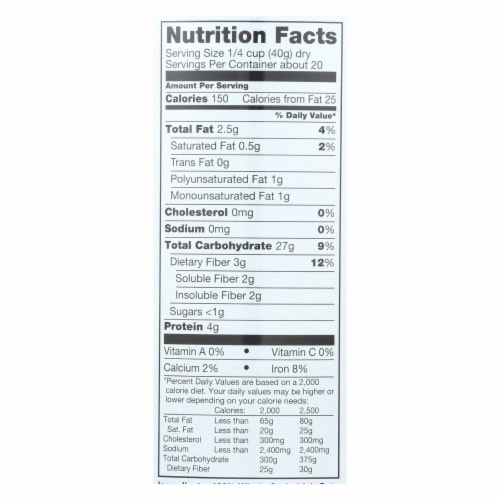 McCann's Irish Oatmeal Irish Oatmeal Tin - Case of 12 - 28 oz. Perspective: back