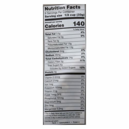 One Degree Organic Foods Cinnamon Flax Granola - Sprouted Oat - Case of 6 - 11 oz. Perspective: back