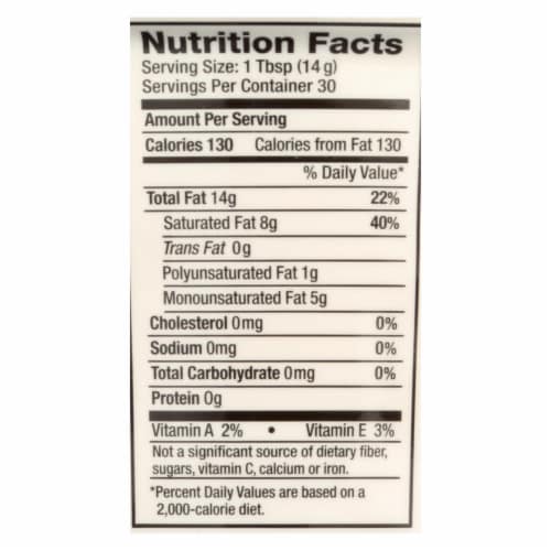 Nutiva Organic Superfood Shortening - Case of 6 - 15 oz. Perspective: back