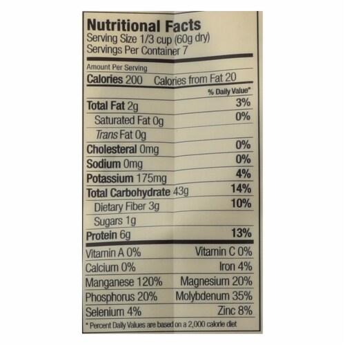 Lotus Foods Heirloom Forbidden Rice - Case of 6 - 15 oz. Perspective: back