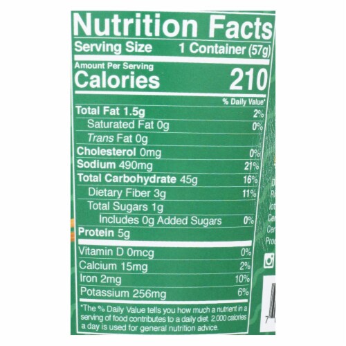 Lotus Foods Rice Ramen Noodles Soup - Case of 6 - 2 OZ Perspective: back