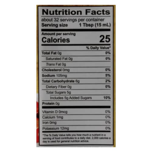 World Harbor Maui Mountain Hawaiian Style Sweet and Sour Sauce - Case of 6 - 16 Fl oz. Perspective: back