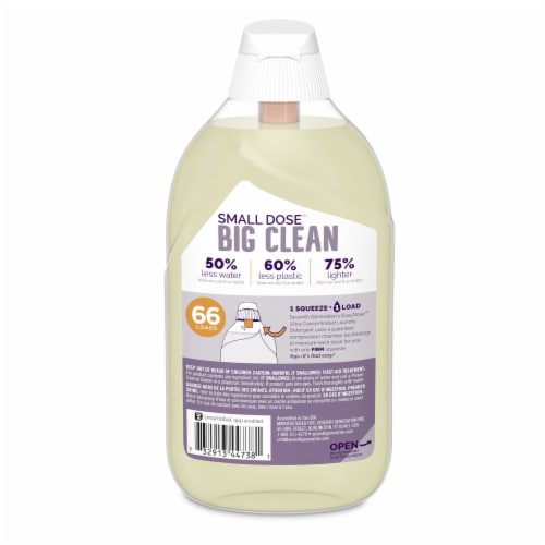 Seventh Generation® EasyDose™ Fresh Lavender Scent Ultra Concentrated Liquid Laundry Detergent Perspective: back