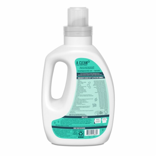 Seventh Generation Fresh Scent Concentrated Baby Laundry Detergent Perspective: back