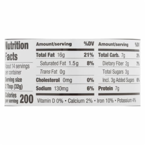 SunButter® Natural Crunch Sunflower Butter Perspective: back