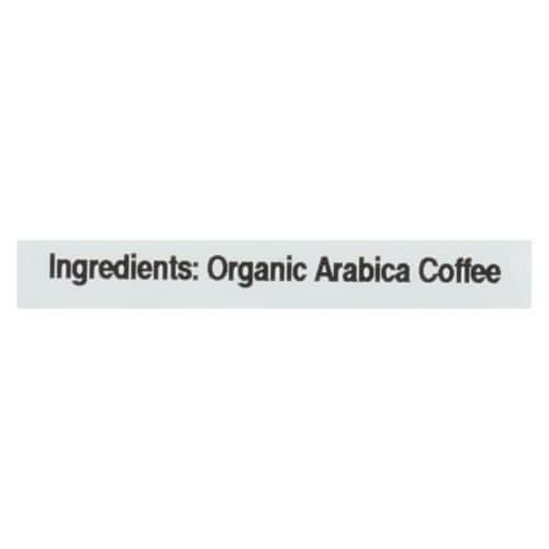 Equal Exchange Organic Drip Coffee - French Roast - Case of 6 - 10 oz. Perspective: back