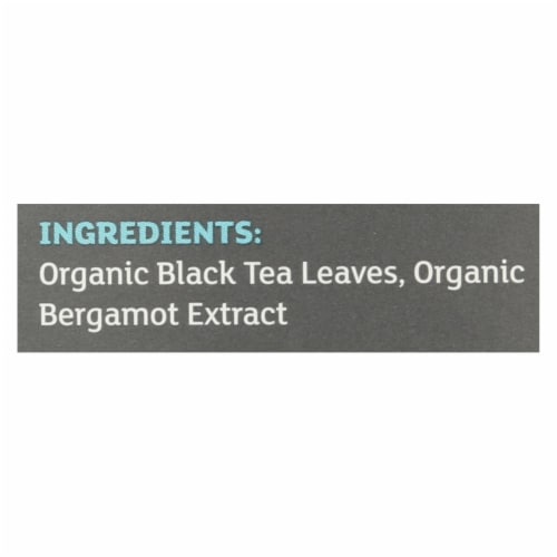 Equal Exchange Organic Earl Grey Tea - Grey Tea - Case of 6 - 20 Bags Perspective: back