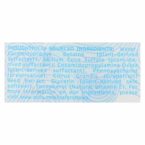ECOS Hand Soap - Free And Clear - Case of 6 - 32 fl oz. Perspective: back