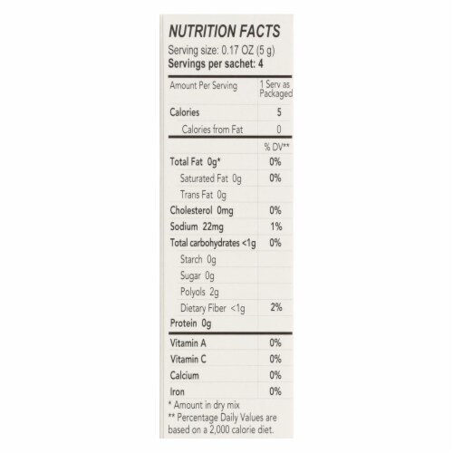 Simply Delish Jel Dessert - Peach - Case of 6 - 0.7 oz. Perspective: back