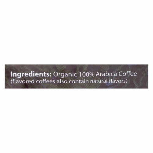Organic Coffee Company Ground Coffee - Java Love - Case of 6 - 12 oz. Perspective: back