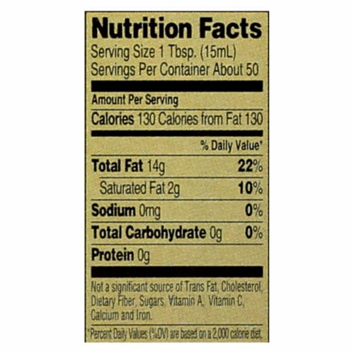 Newman's Own Organics Extra Virgin Olive Oil - Case of 6 - 25.3 Fl oz. Perspective: back
