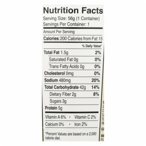 Dr. Mcdougall'S Pad Thai Asian Noodles-Case Of 6-2 Oz. Perspective: back