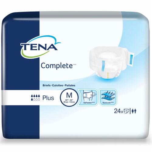 TENA Complete Adult Incontinence Brief M Moderate Absorbency 67320, Plus, 72 Ct Perspective: back