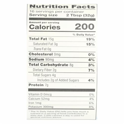 WOWBUTTER Crunchy Peanut Free Spread - Case of 6 - 17.6 oz. Perspective: back