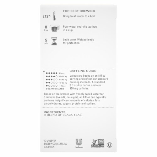 Tazo Awake English Breakfast Black Tea Bags Perspective: back