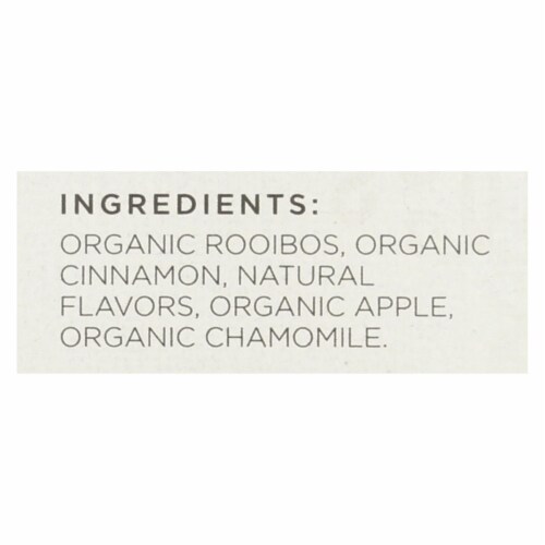 Tazo Tea Organic Tea - Hot Apple Red - Case of 6 - 20 BAG Perspective: back