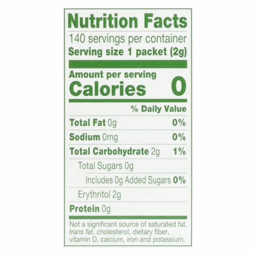 Truvia - Sweetener Natural - Case of 6 - 140 CT Perspective: back