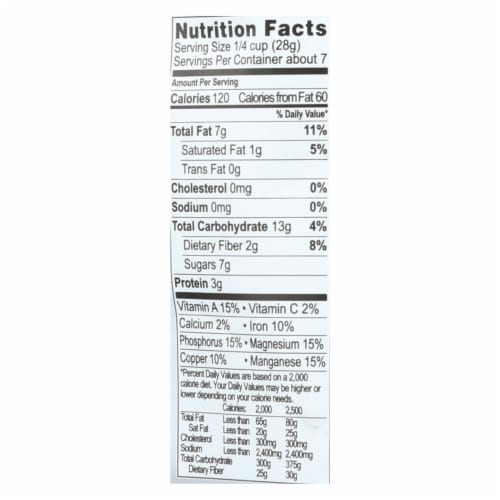 Living Intentions Organic Sprouted Trail Mix - Wild Berry - Case of 6 - 7 oz. Perspective: back