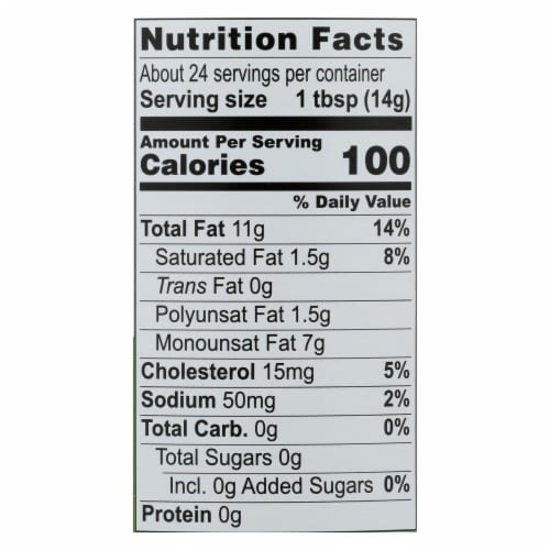 Chosen Foods Avocado Oil - Mayo - Case of 6 - 12 oz. Perspective: back
