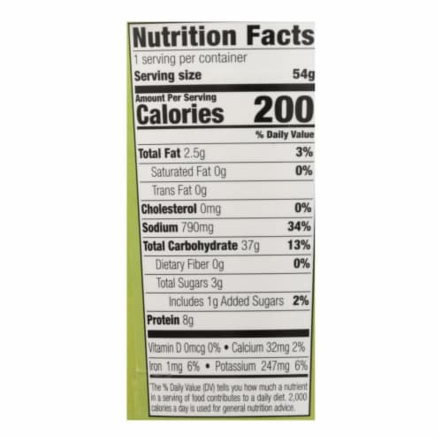Mike's Mighty Good Vegetarian Vegetable Ramen Soup - Case of 6 - 1.9 OZ Perspective: back