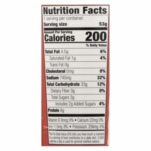 Mike's Mighty Good Spicy Beef Ramen Soup - Case of 6 - 1.8 OZ Perspective: back