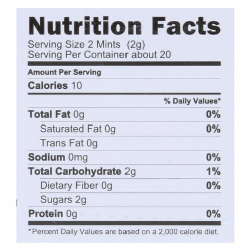 VerMints Breath Mints - All Natural - GingerMint - 1.41 oz - Case of 6 Perspective: back