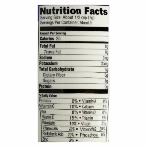 Happy Baby Happy Bites Puffs - Organic HappyPuffs Purple Carrot, Blueberry-2.1oz-Case of 6 Perspective: back