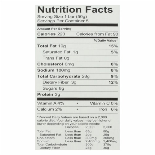 Enjoy Life - Bar Breakfast Maple Fig - Case of 6 - 8.8 OZ Perspective: back