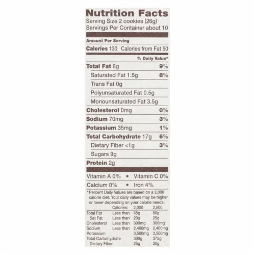 Back to Nature™ Chunk Chocolate Chip Cookies Multipack Perspective: back