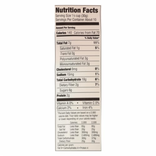 Bakery On Main On Main Gluten Free Granola Extreme - Fruit and Nut - Case of 6 - 12 oz. Perspective: back