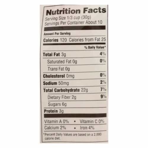 Bakery On Main Organic Happy Granola - Sprouted Maple Quinoa - Case of 6 - 11 oz Perspective: back