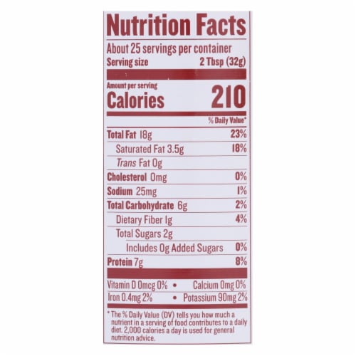 Justin's Nut Butter Peanut Butter - Classic - Case of 6 - 28 oz. Perspective: back