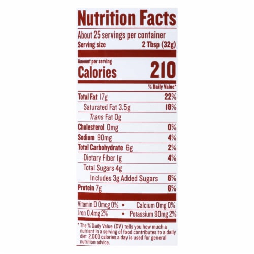 Justin's Nut Butter Peanut Butter - Honey - Case of 6 - 28 oz. Perspective: back