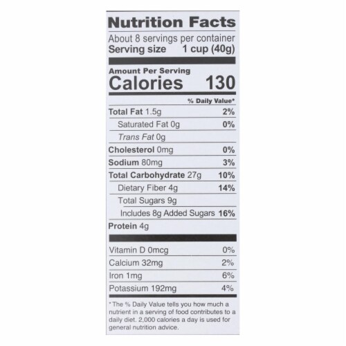 Love Grown Foods Cereal - Power Os - Chocolate - 10 oz - case of 6 Perspective: back