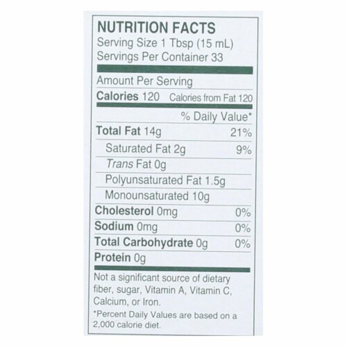 California Olive Ranch Extra Virgin Olive Oil - Miller Blend - Case of 6 - 16.9 fl oz Perspective: back