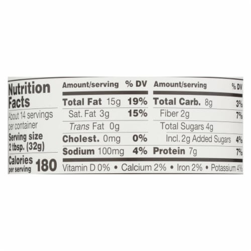 Peanut Butter and Co Peanut Butter - Crunch Time - Case of 6 - 16 oz. Perspective: back
