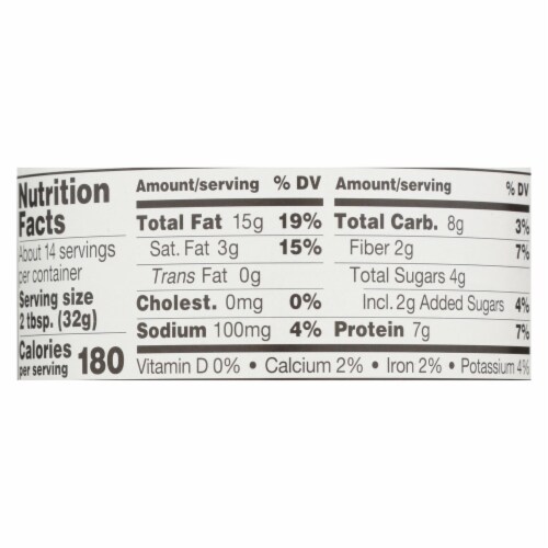 Peanut Butter and Co Peanut Butter - Crunch Time - Case of 6 - 16 oz. Perspective: back
