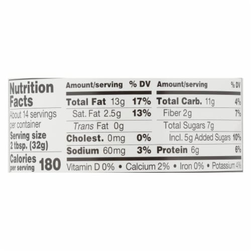 Peanut Butter and Co Peanut Butter - Mighty Maple - Case of 6 - 16 oz. Perspective: back