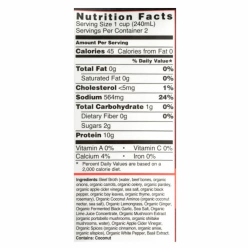 Kettle And Fire - Bone Broth Beef Pho - Case of 6 - 16.9 FZ Perspective: back