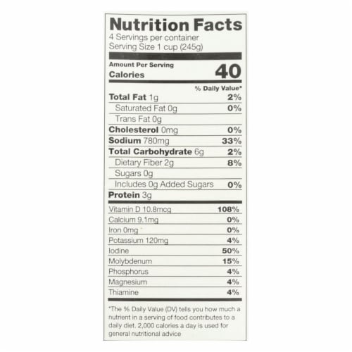 Ocean's Halo Broth Miso  - Case of 6 - 32 fl. oz. Perspective: back