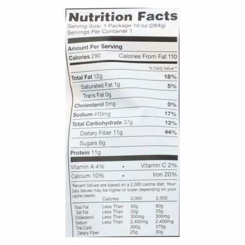 Vana Life Foods Chipotle Black Bean Sweet Corn Green Chickpea Legume Bowls -Case of 6-10 OZ Perspective: back