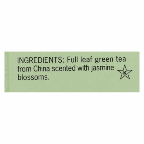 Smith Teamaker Green Tea - Jasmine Silver Top - 15 Bags Perspective: back