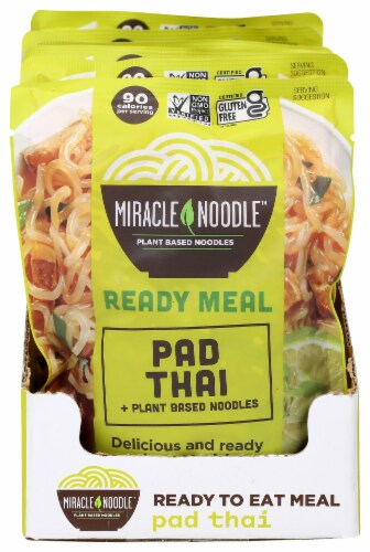 Miracle Noodle Kitchen’S Pad Thai Noodles - Case of 6 - 10 OZ Perspective: back