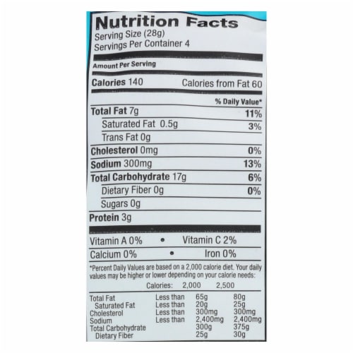 Enjoy Life™ Gluten-Free Salt & Vinegar Lentil Chips Perspective: back