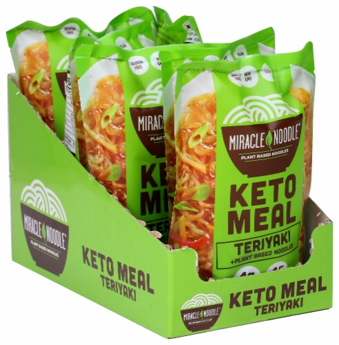Miracle Noodle Teriyaki Keto Meal Perspective: back
