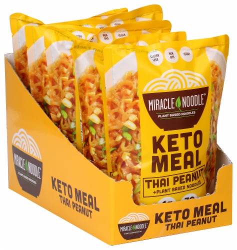 Miracle Noodle Thai Peanut Keto Meal Perspective: back